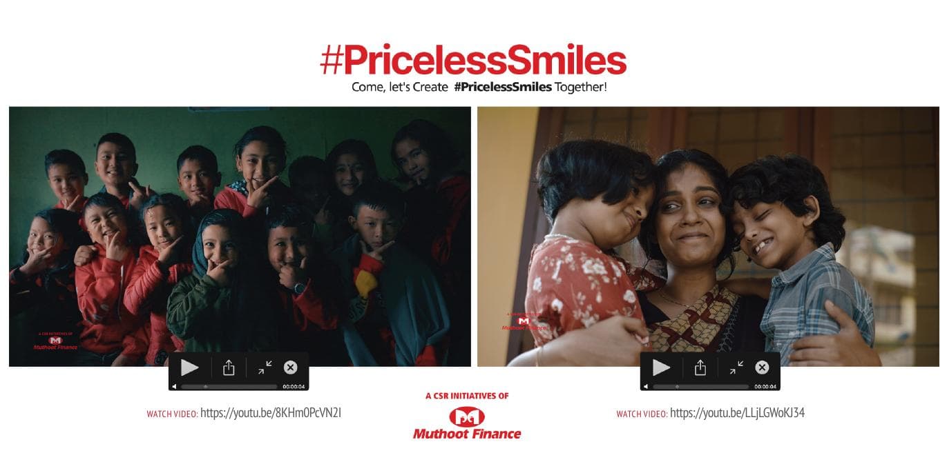 Children and families from the #PricelessSmiles CSR film.